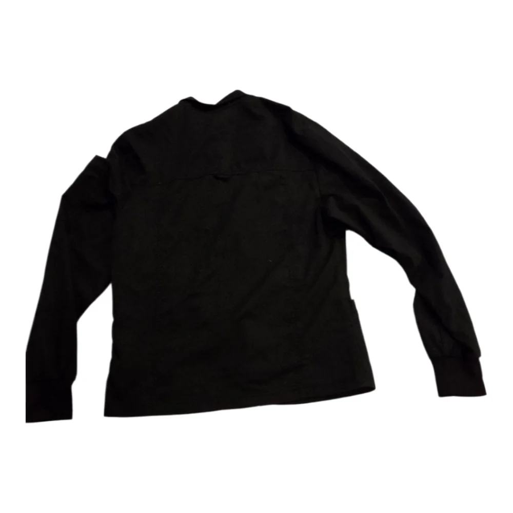 Cherokee Workwear Revolution Men's Black Scrub Jacket. - Picture 3 of 7